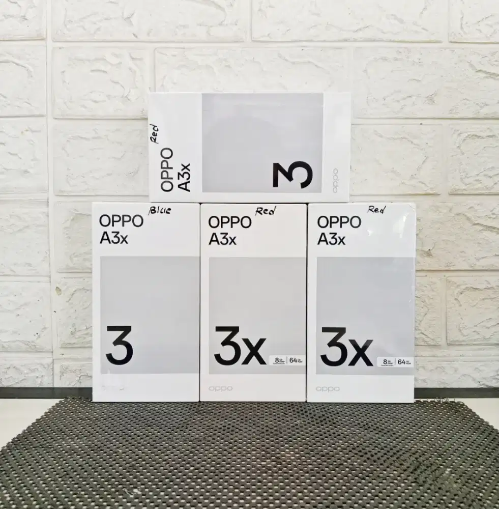 BARU..OPPO A3X RAMV4+4+/64 SEGEL/GARANSI RESMI.