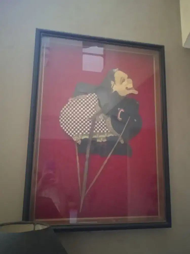 Pajangan Bingkai Wayang Kulit Semar