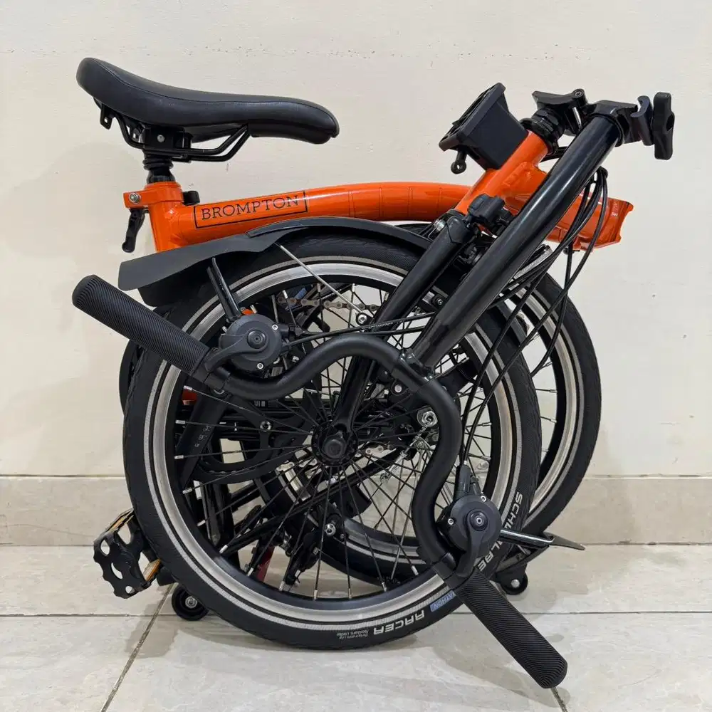 BROMPTON M6L ORANGE BLACK EDITION 2019 - LIKE NEW