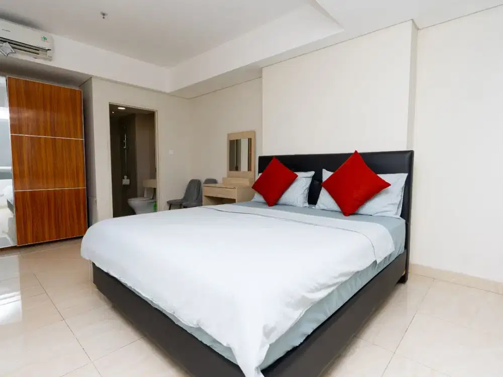 Disewakan Apartment Skandinavia 2BR Lux Full Furnished Lt 9 View Danau Kota Tangerang