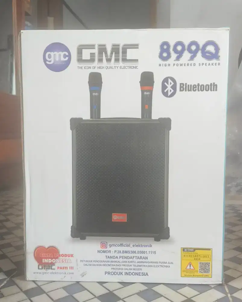 Speaker Bluetooth GMC 899Q 8