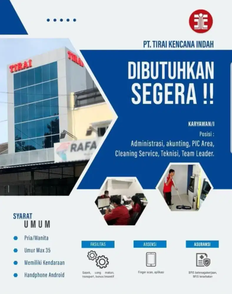 LOWONGAN KERJA ADMIN