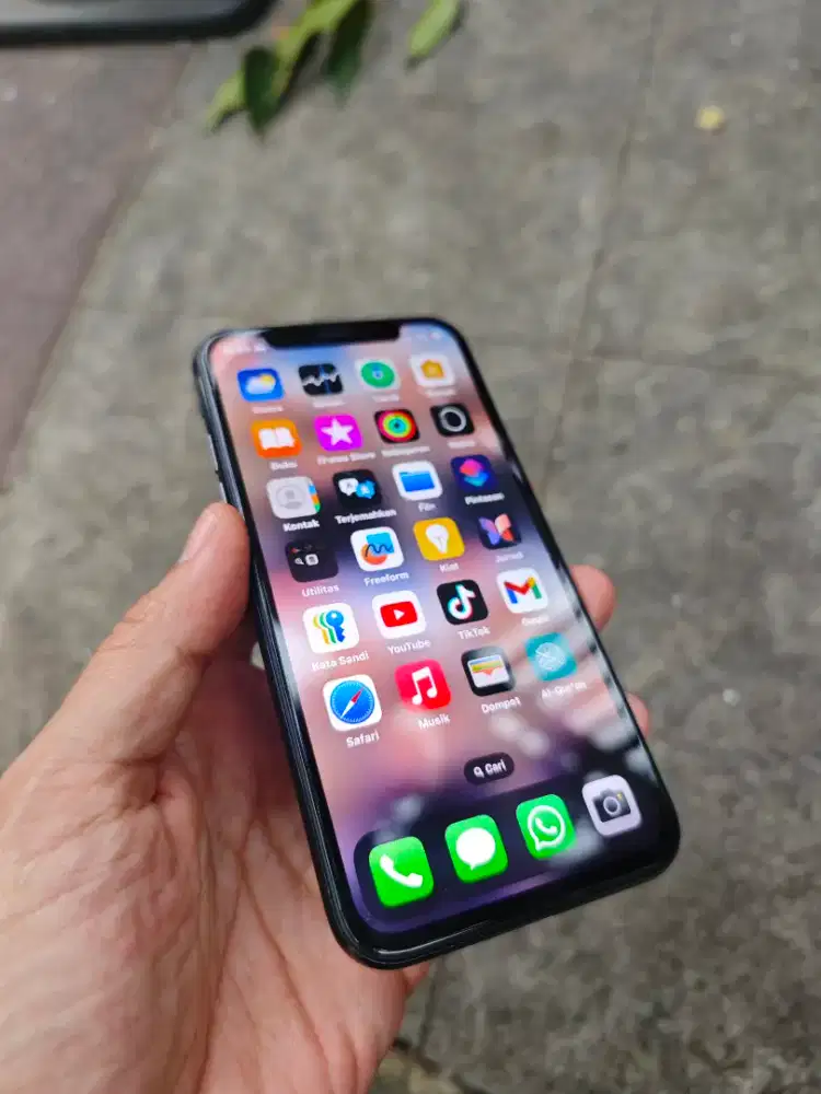 Iphone xs 256gb all operator minus lcr retak sehelai