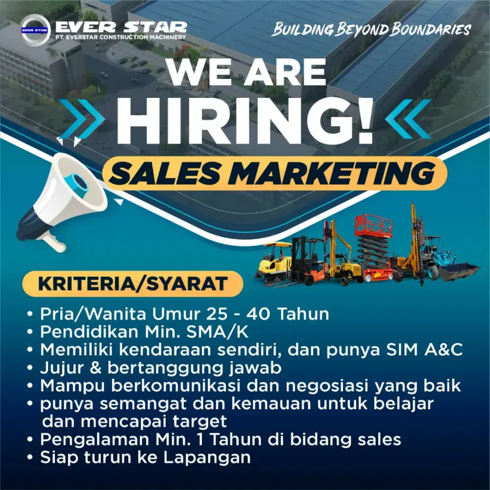 Lowongan kerja sales lapangan