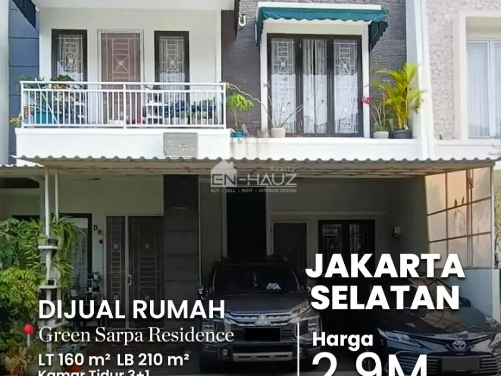 (RB) DI JUAL RUMAH GREEN SARPA RESIDENCE JAKARTA SELATAN