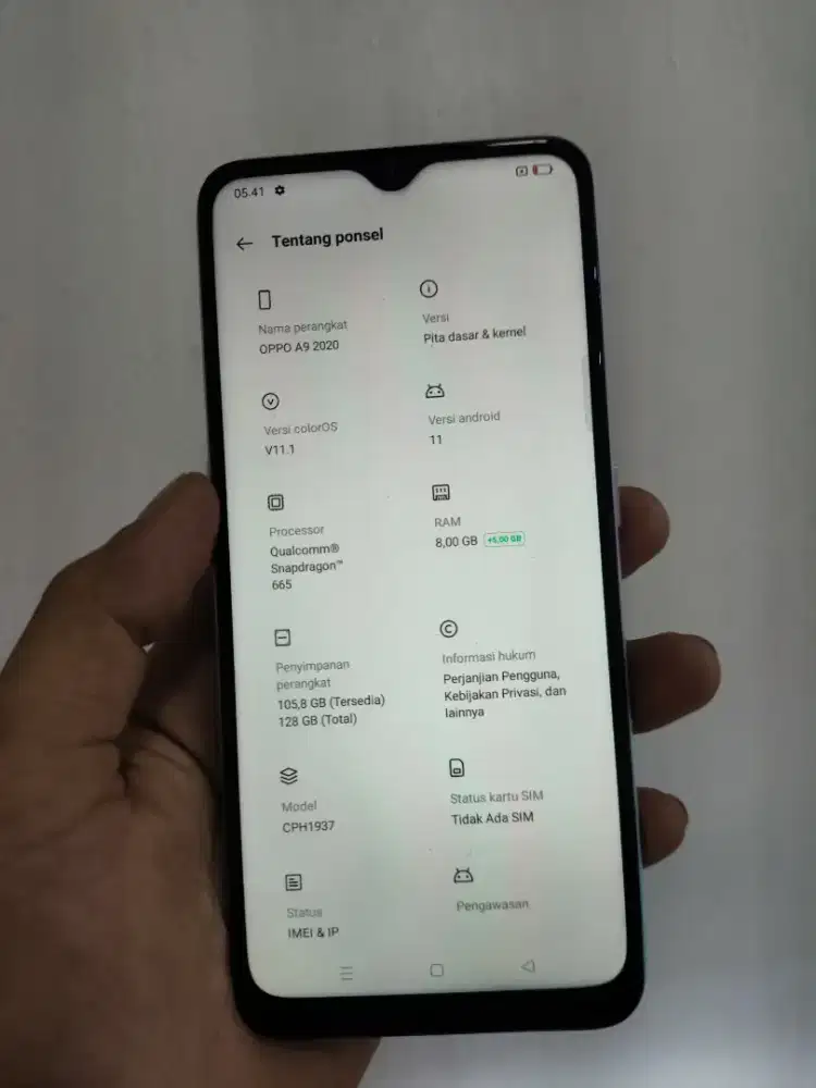 Oppo a9 2020 8/128 hp casan