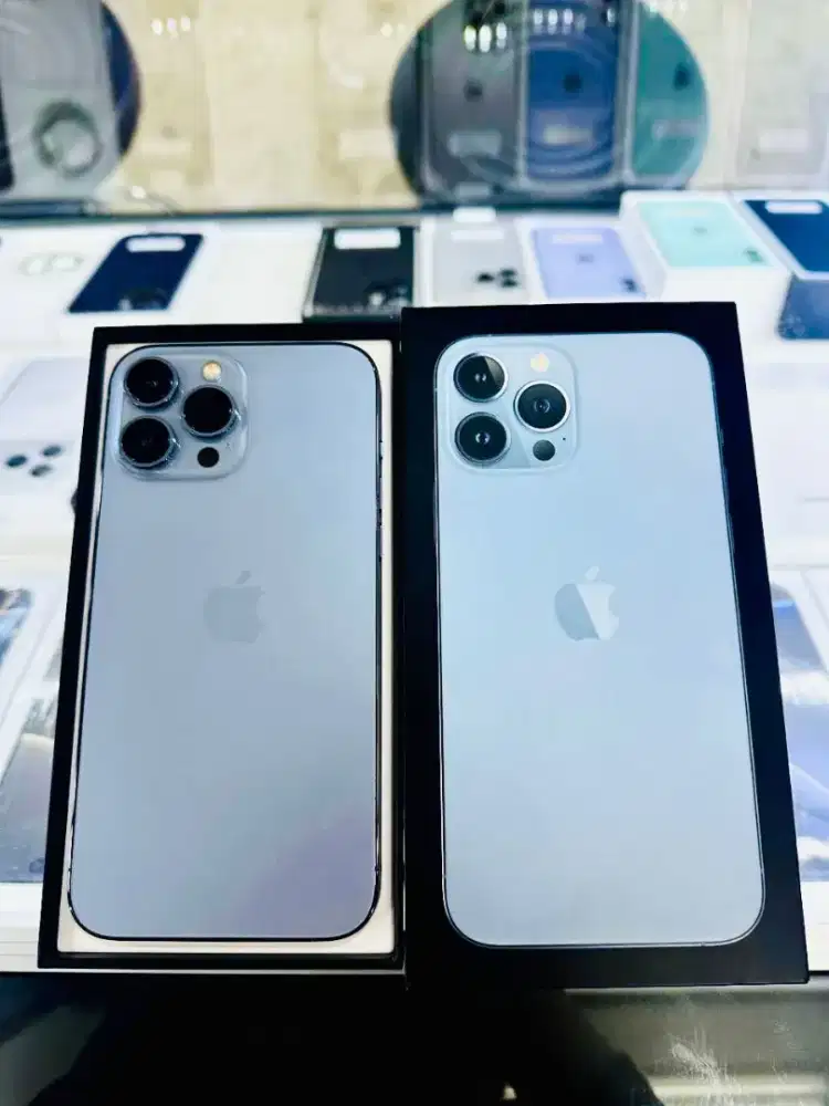 iPhone 13 Pro Max 512 GB Sierra Blue semua Part masih original Lengkap