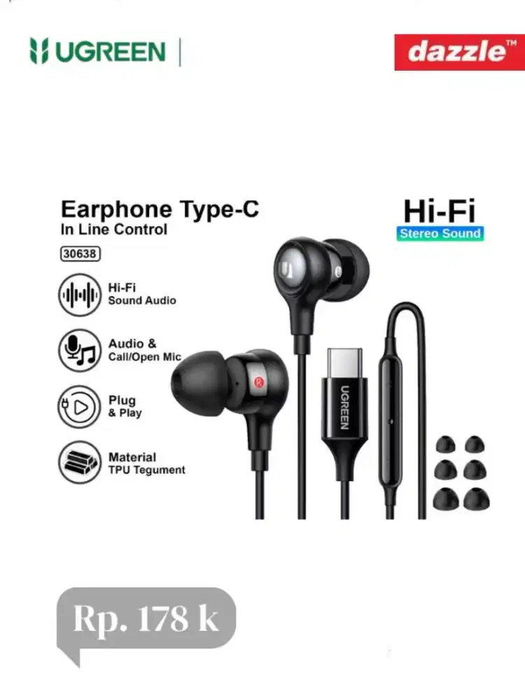 Ugreen headset kabel type C