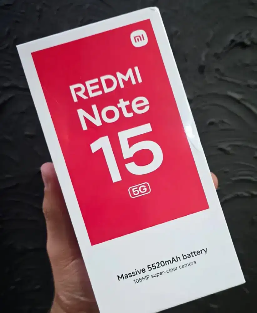 Redmi Note 15 5G (8/256). Segel Baru Garansi Resmi
