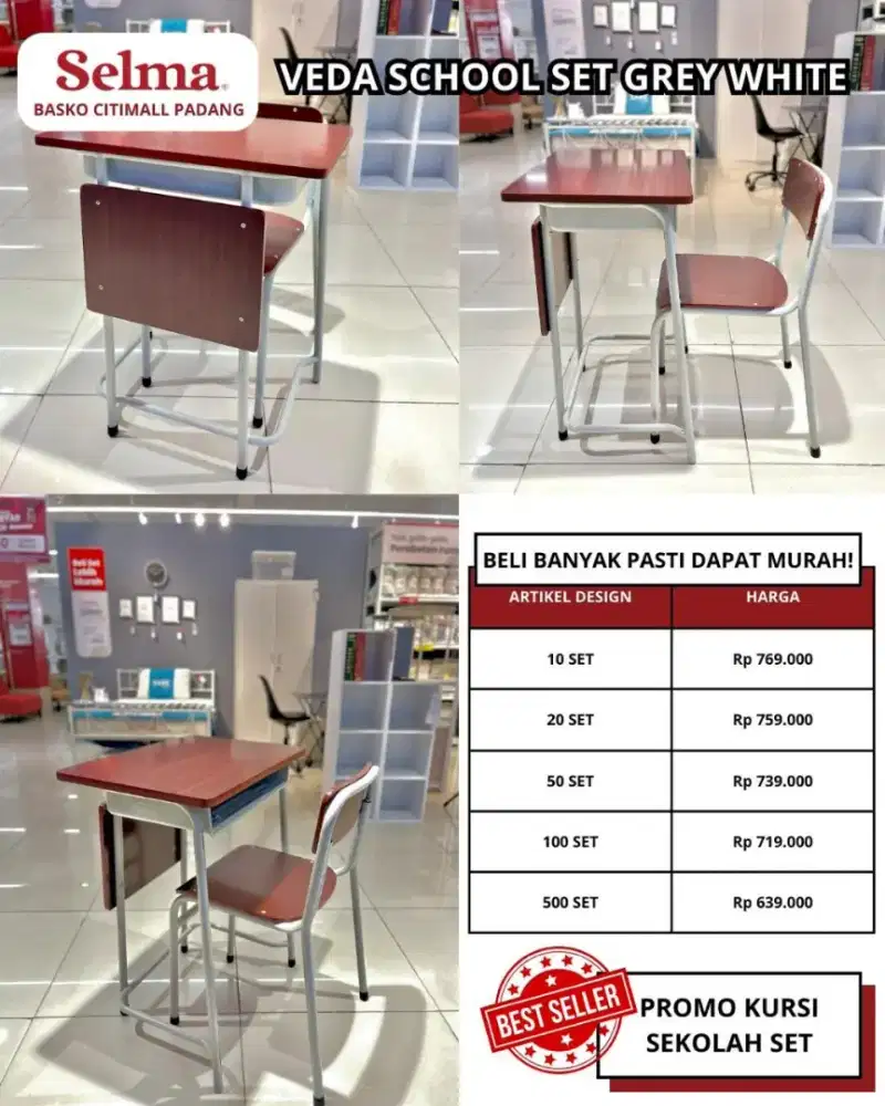 MEJA KURSI SEKOLAH VEDA