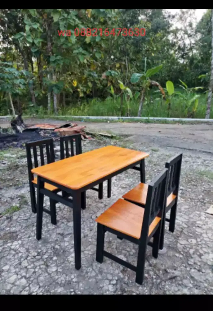 Meja kursi makan dan cafe resto