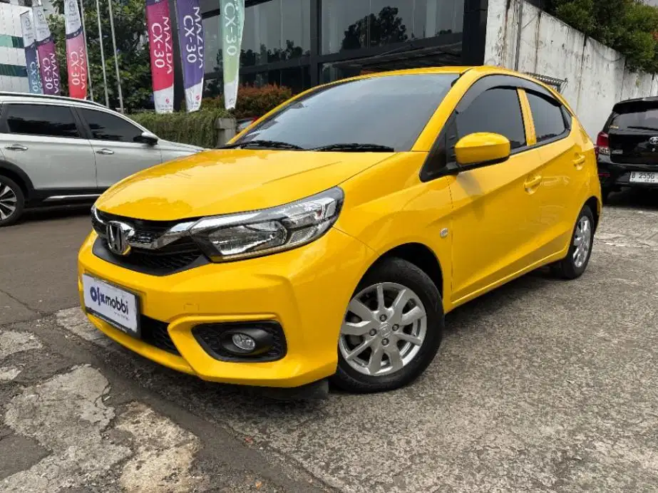 DP RINGAN Honda Brio Satya 1.2 E Bensin-MT 2022 Kuning CVDHD