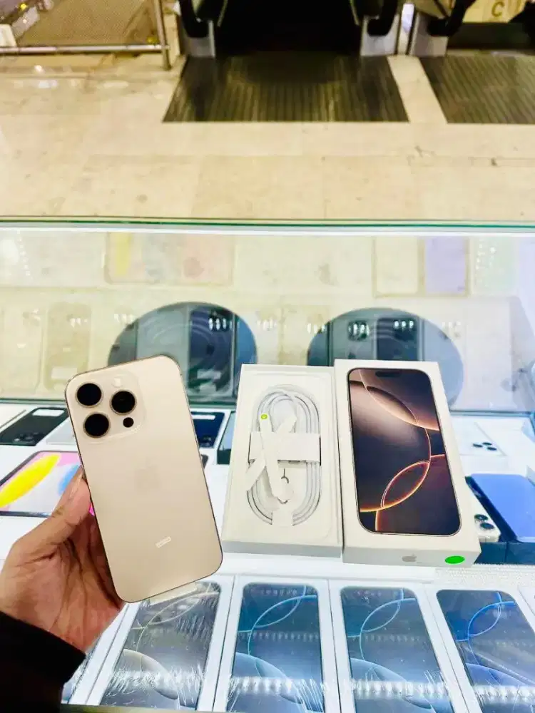 iPhone 16 Pro 128GB warna Desert Titanium iBox