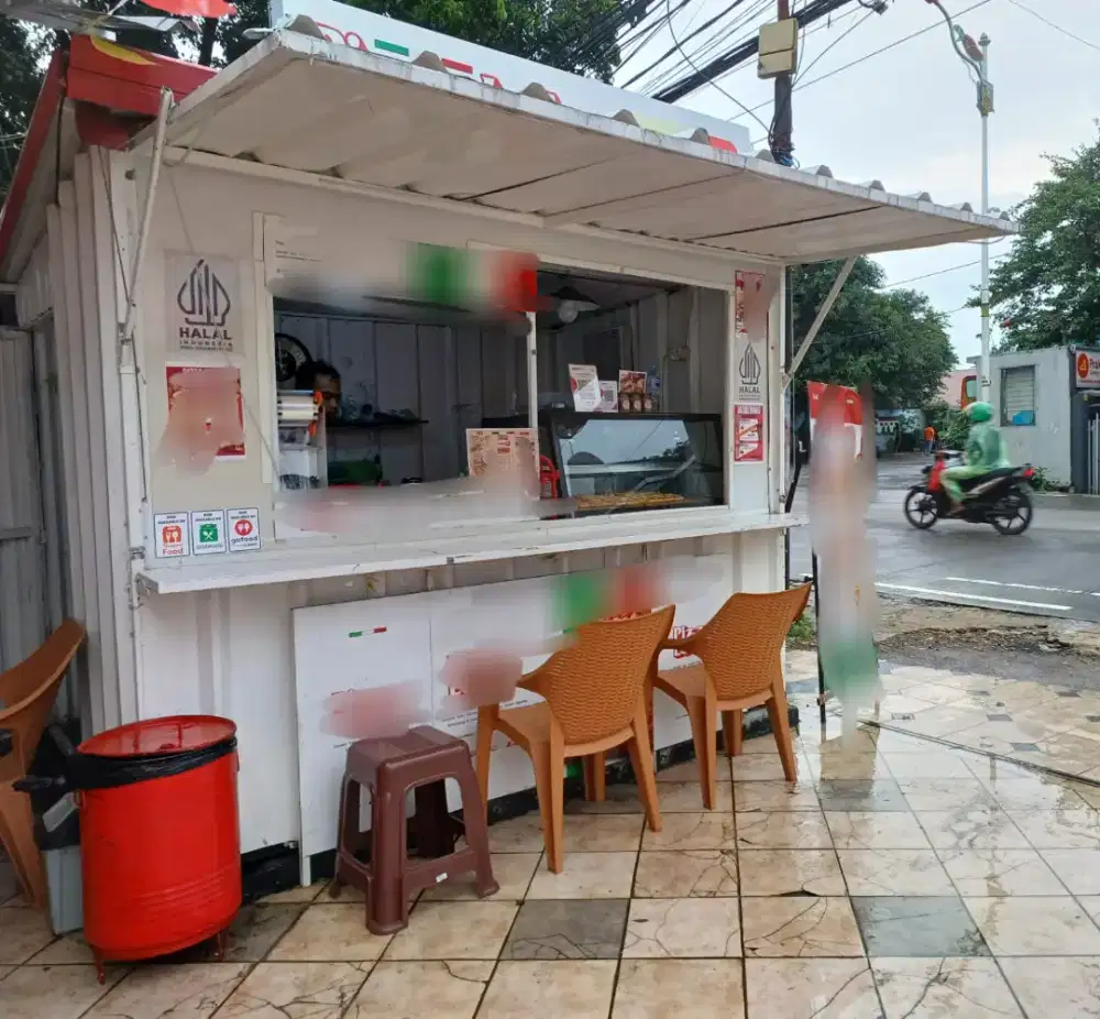 Booth container dijual