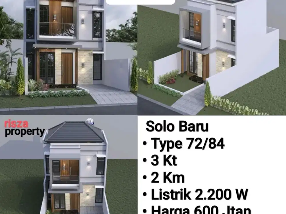 Jual Rumah Baru Area Solo Baru
