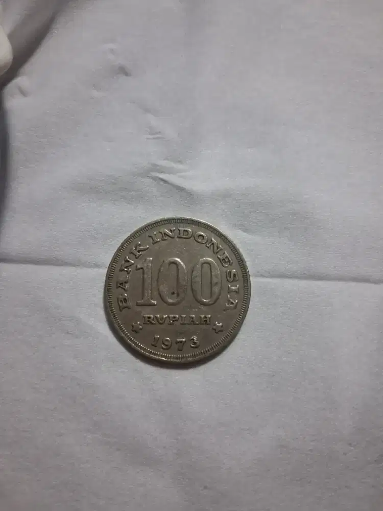 Dijual uang coin 1000 rupiah tahun 1973