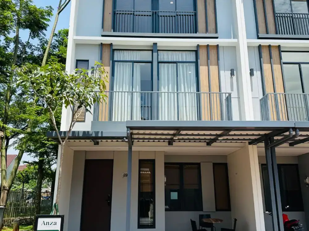 jual cepat rumah 3 lantai baru di gading serpong