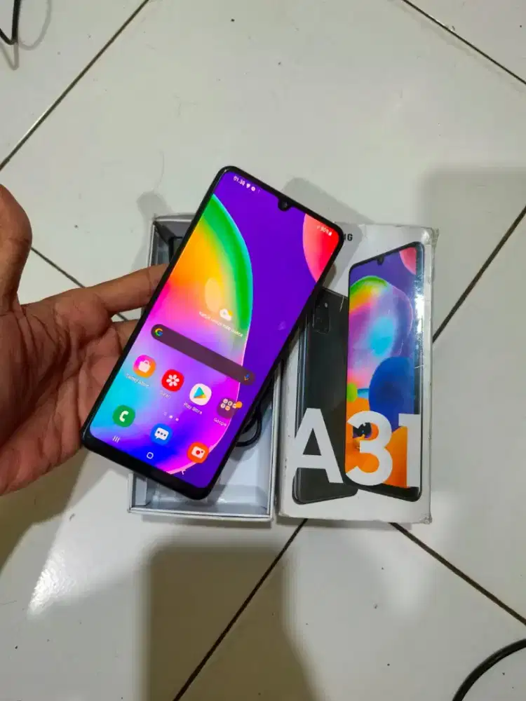 Samsung a31 6/128 lengkap