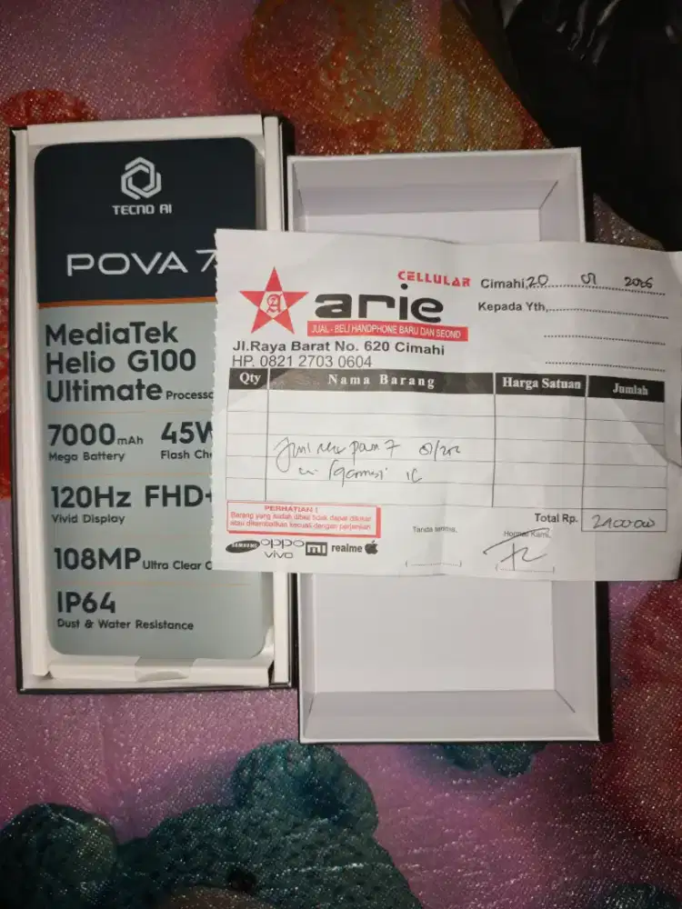 TECNO POVA 7 4g 8+8/256