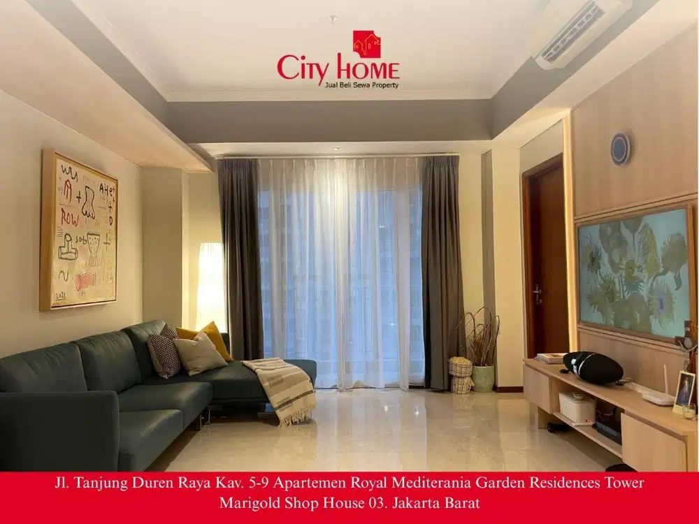 Jual Apartment Siap Huni, Lengkap & Nyaman di Royal Mediterania Garden
