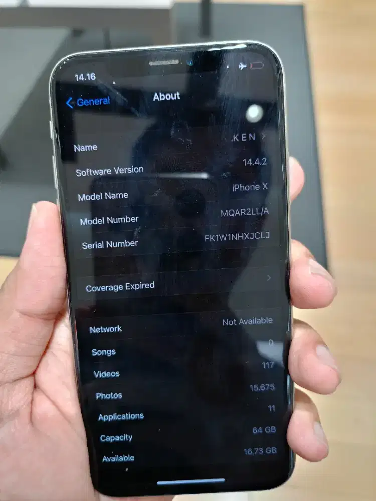 Iphone X 64gb inter