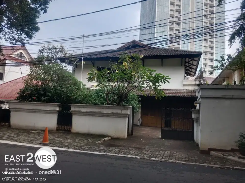 Jual Rumah Jalan Sungai Sambas III, Kebayoran Baru – Jakarta Selatan Luas & Sangat Strategis