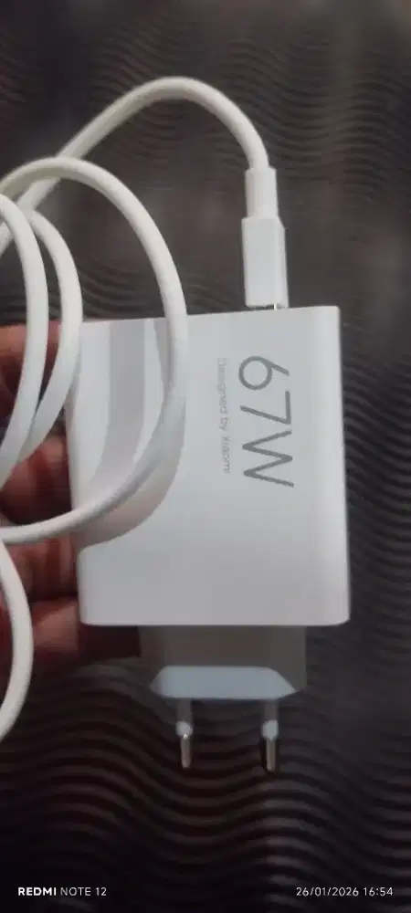 Charger Xiaomi Type C 67 watt original fast charging