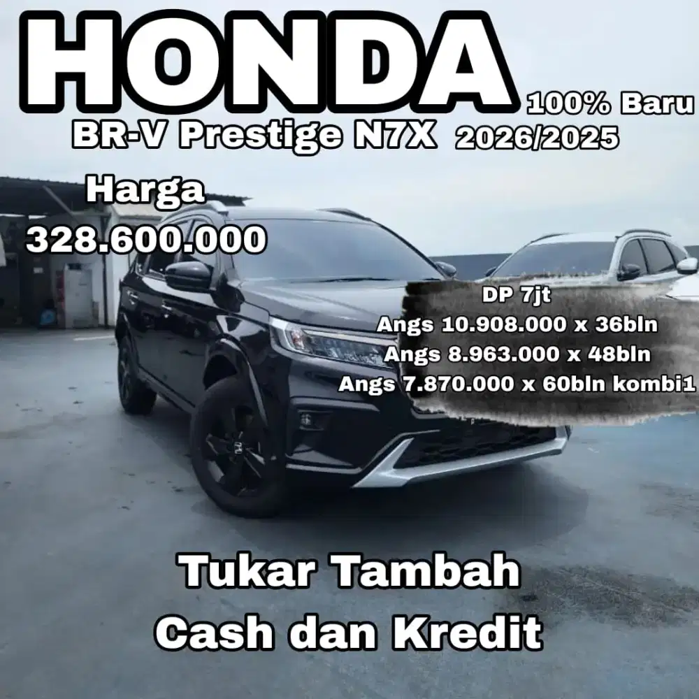 Dp 7jt angs 7,870 x 5th !! BRv prestige N7X hitam 2025