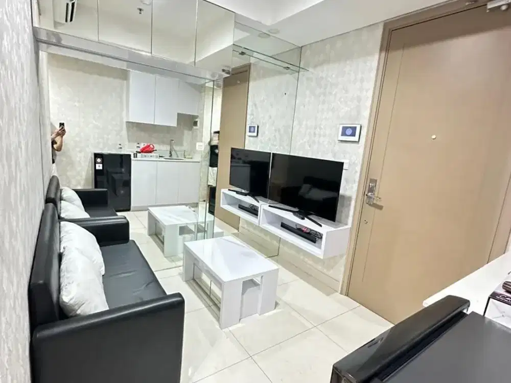 Apartemen 29m2 1BR Full Furnished High Floor Siap Huni di Gold Coast PIK