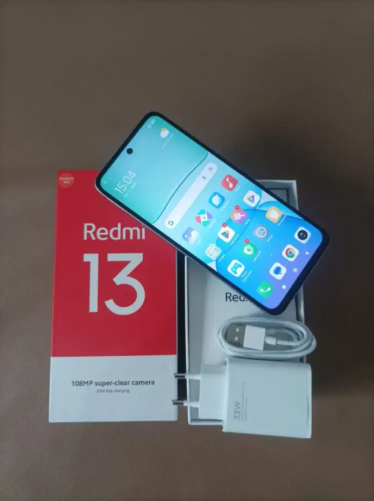Jual hp Redmi 13 mulus no minus ram 8/256 kamera 108MP