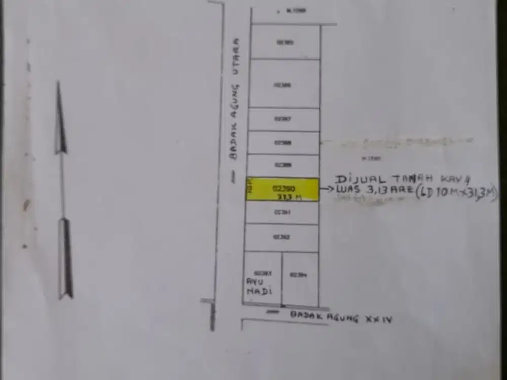 Di jual tanah premium Badak agung Renon Sebelahan dengan Ayunadi supermarket Lingkungan elit