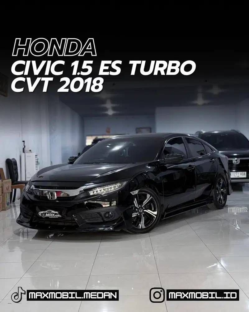 [ODO 19RB‼️] HONDA CIVIC 1.5 T ES CVT 2018 pemakaian 2019