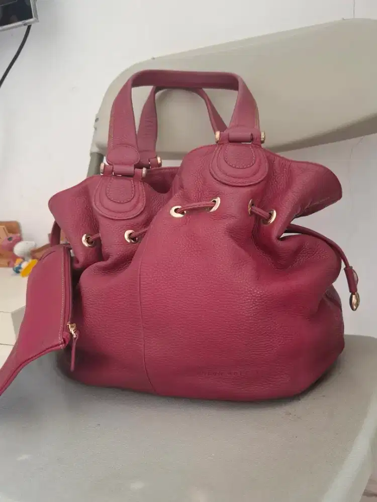Tas Wanita Preloved Braun Buffel