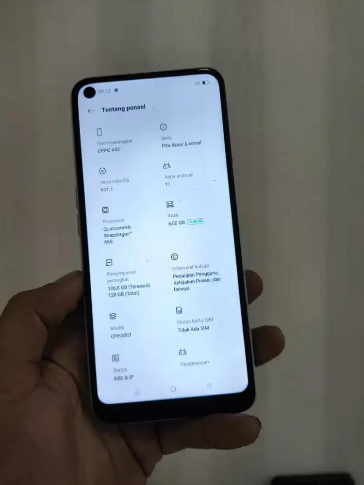 Oppo a52 6/128 hp casan
