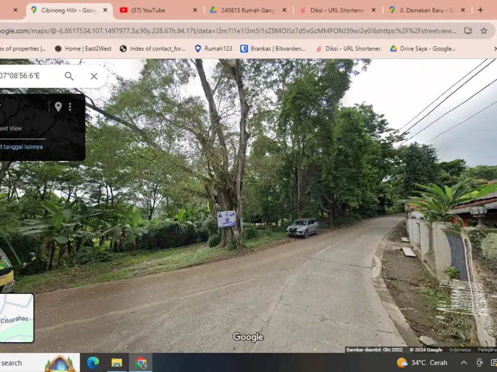 Jual Kavling Cibinong Hilir Cianjur Jawa Barat Murah Luas Lokasi Nyaman Strategis