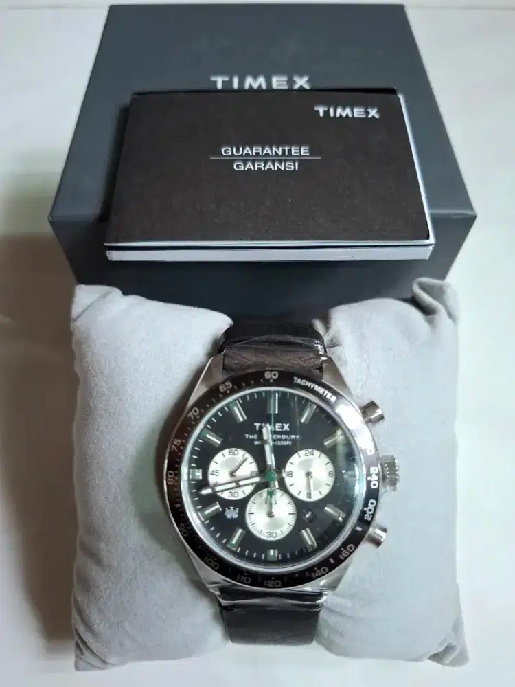 Baru jam Timex waterbury chrono strap leather