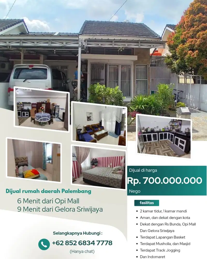 Rumah Siap Huni di Opi Regency 2 Jakabaring