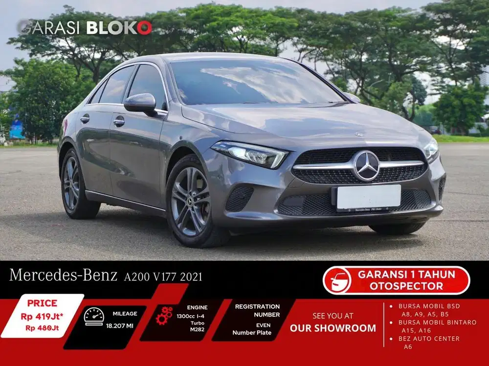 (Odo 18rb Warranty ON) Mercedes Benz A200 V177 Sedan CKD 2021