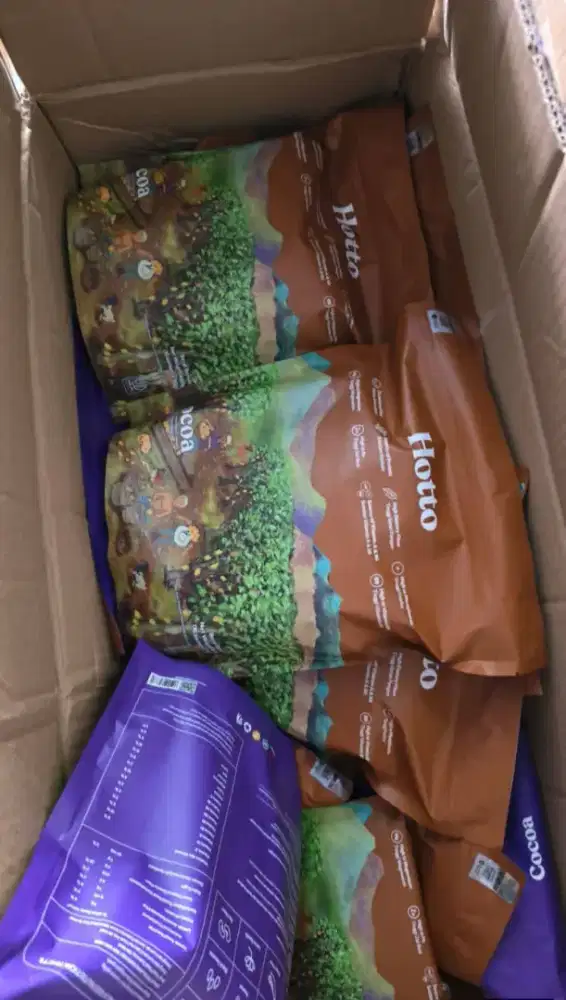 Hotto Cocoa Multigrain Kemasan Pouch isi 16