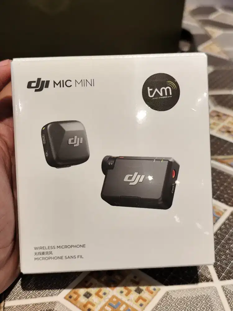 DJI MIC MINI : 1 Tx + 1 Rx Segel Original Action Camera Vlog Alt Gopro