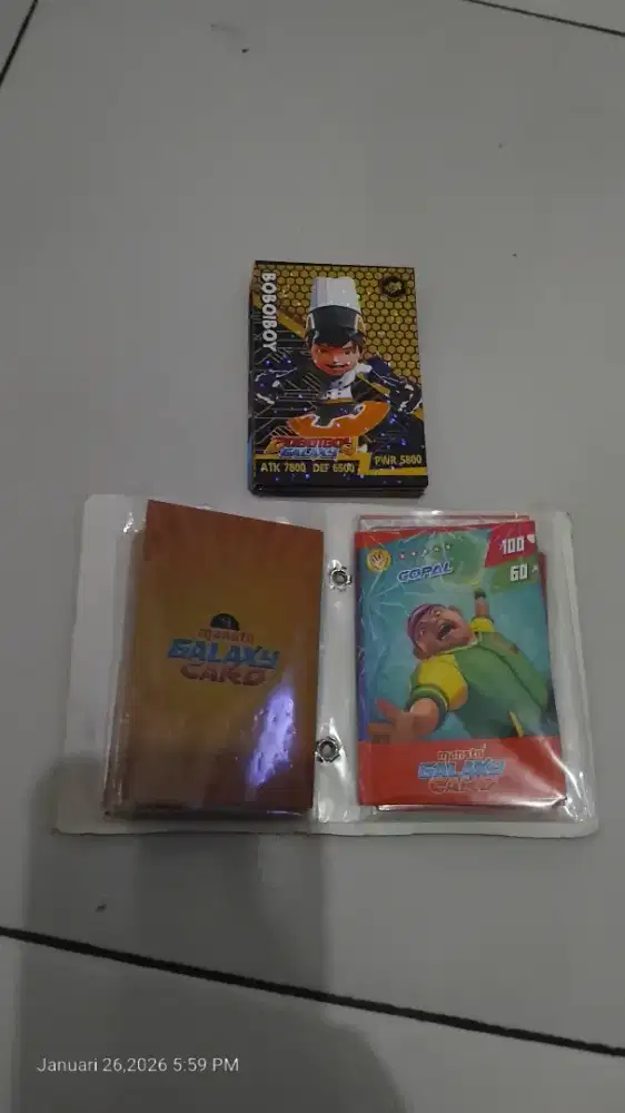 Jual kartu boboboy
