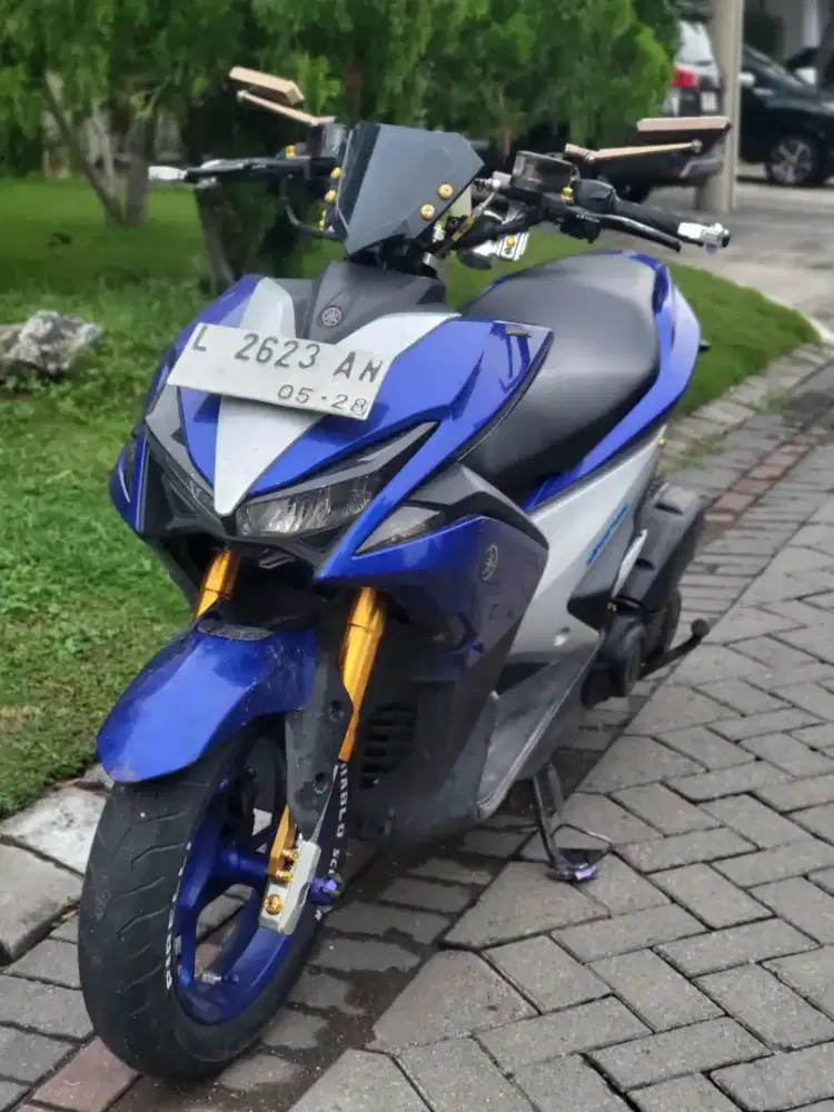 Km 18rb yamaha aerox 2017 modif bukan nmax bukan pcx