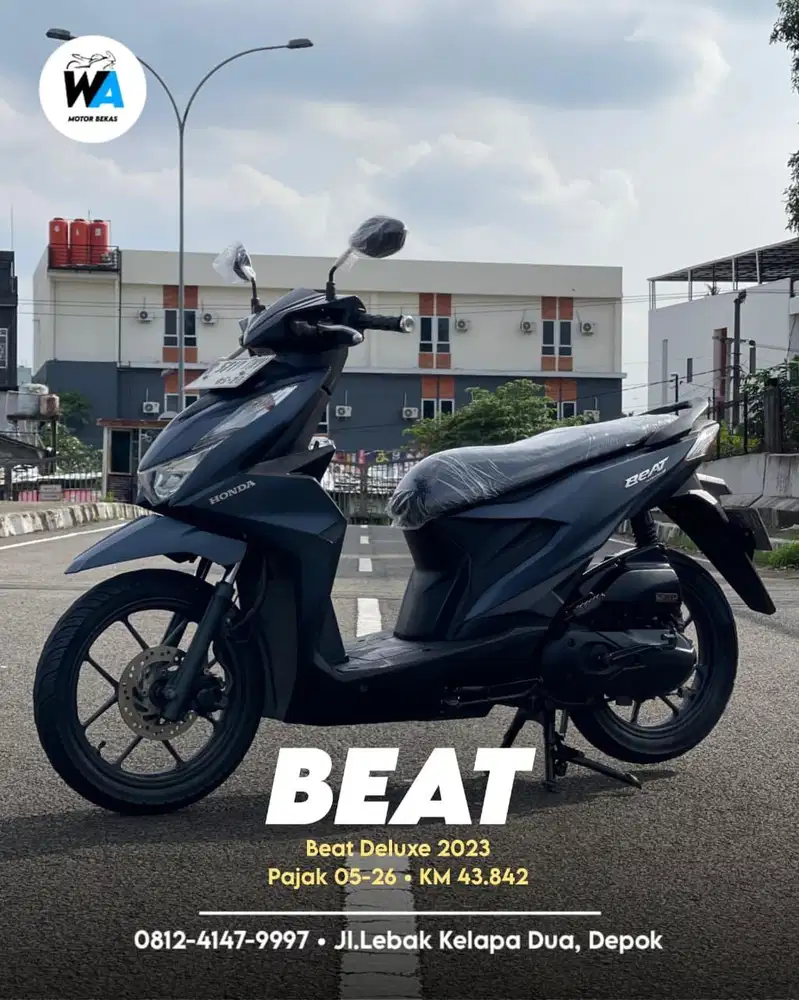 Cash/Kredit Honda New Beat Cbs Iss Deluxe Tahun 2023