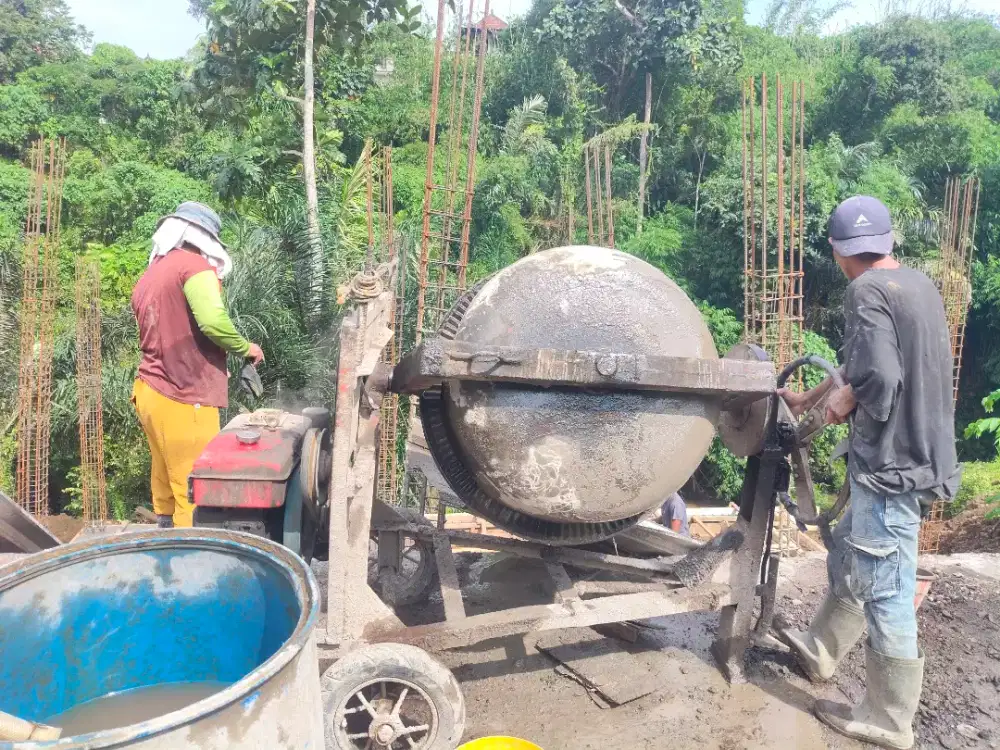 Jasa cor beton proyek manual