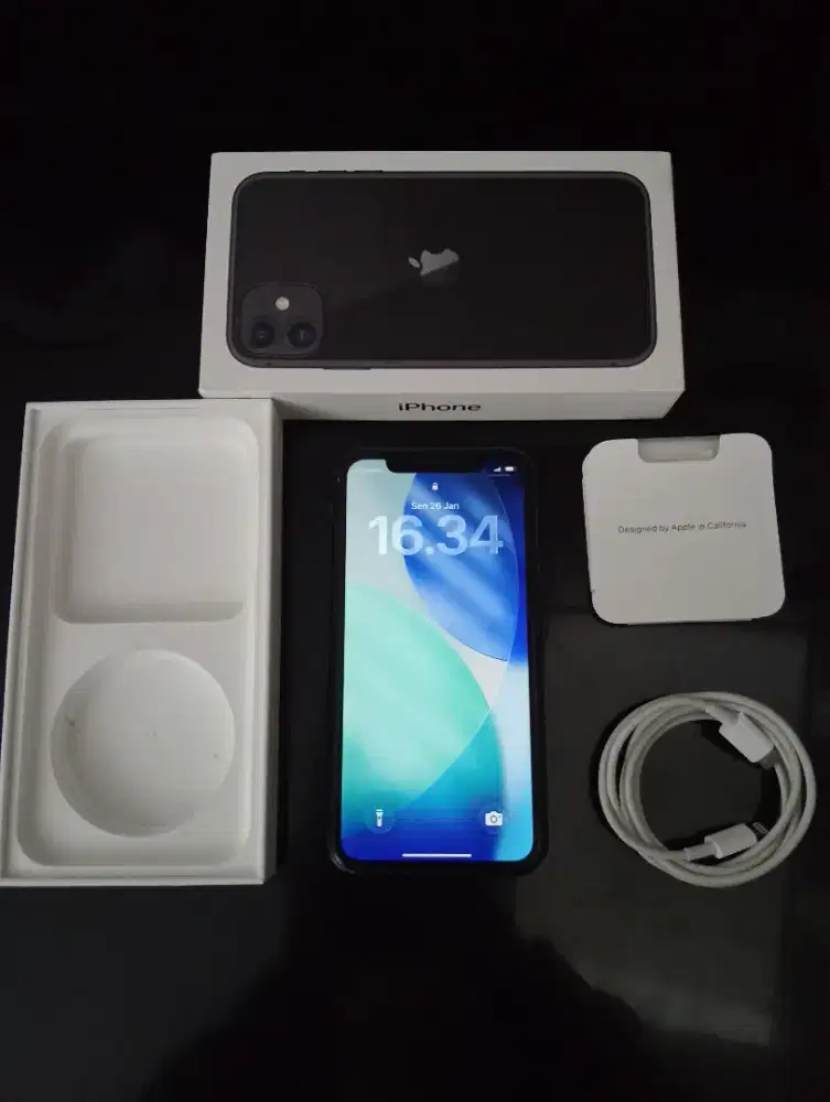 IPHONE 11 64GB PA/A BLACK EX GARANSI RESMI IBOX INDONESIA.
