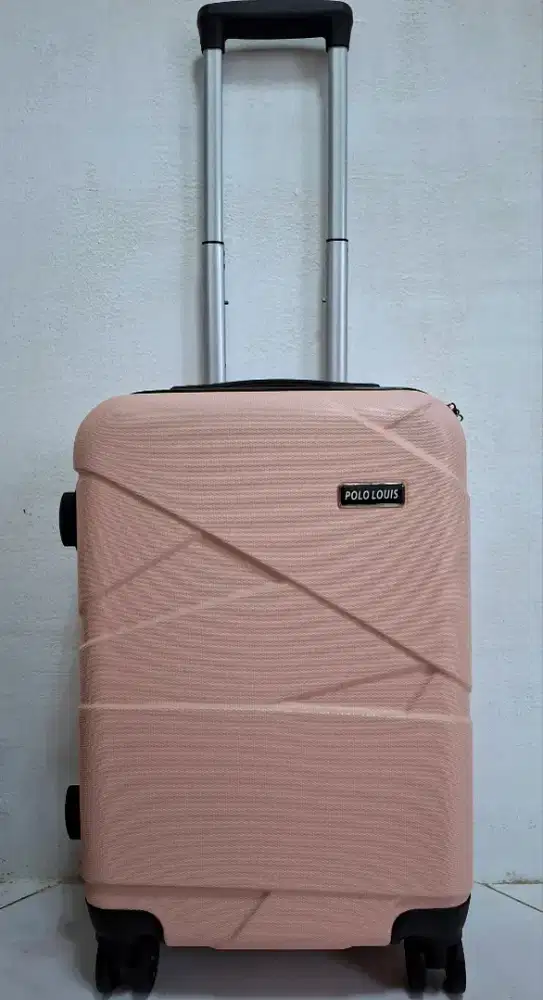 Baru travel koper polo hardcase fiber abs waterproof size 20 inch