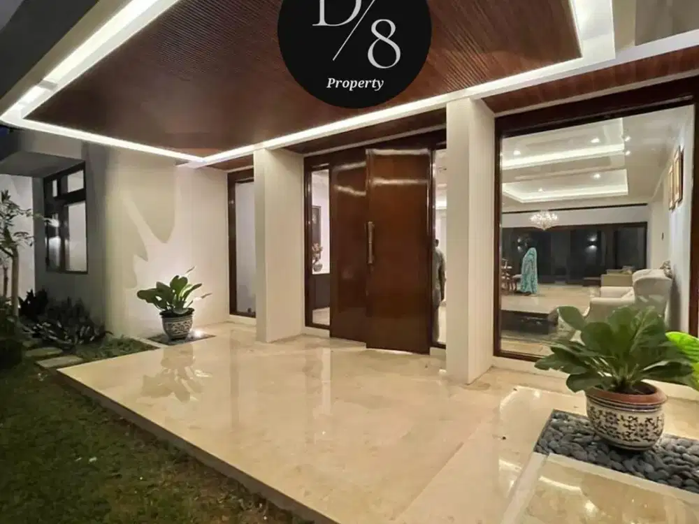 JUAL RUMAH PERMATA HIJAU, habis RENOVASI, LT 660/LB 850, 8KT, 6KM, Hadap Utara,sangat bagus untuk Fengshui, Harga 39M