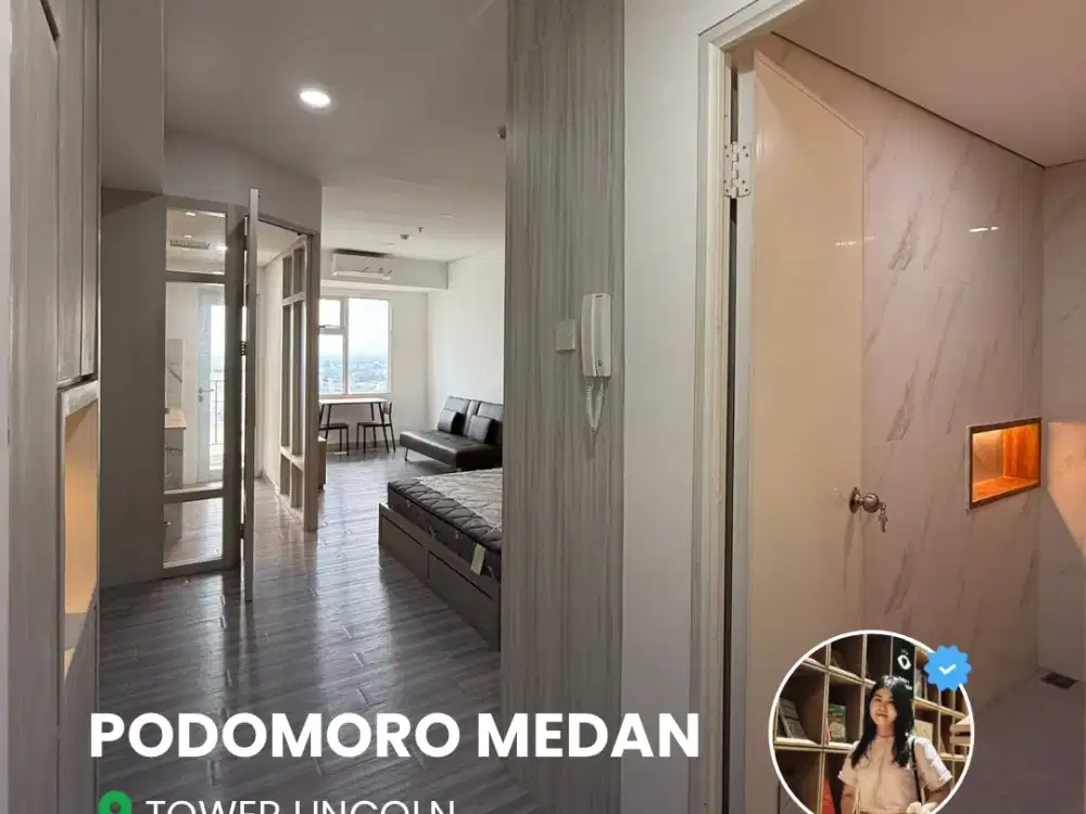 DIJUAL RUGI APARTEMEN PODOMORO FULL FURNISHED VIEW KOTA