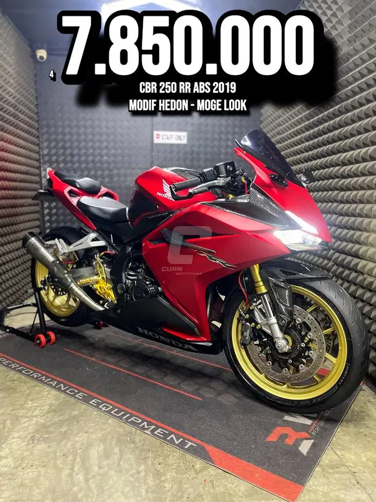 CBR 250 RR OR CBR 250RR ABS 2019 MODIF HEDON LOW KM PAJAK ON RAWATAN