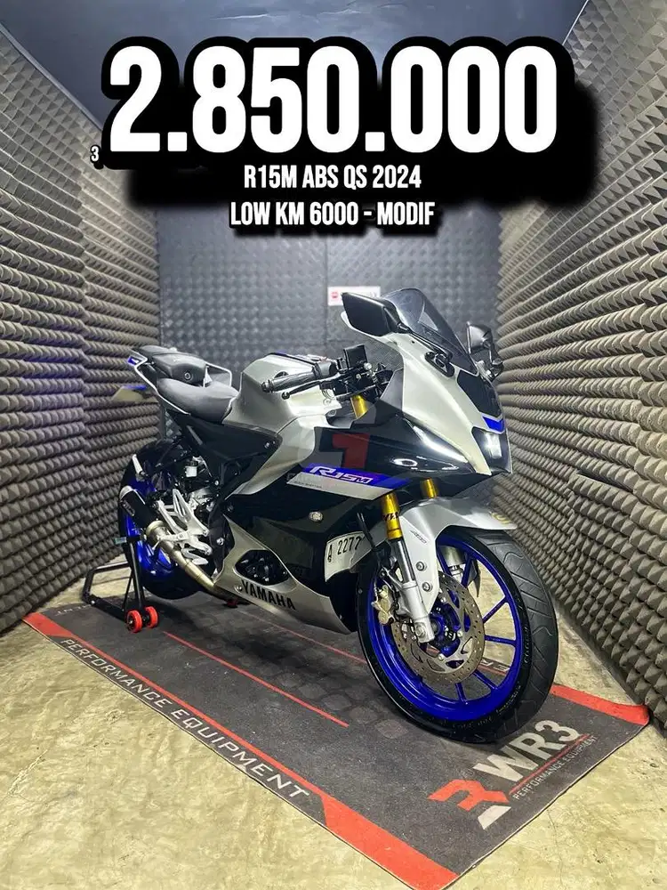 R15M OR R 15 M ABS QS 2024 MODIF LOW KM 6XXX RAWATAN SUPERB UNIT BRO